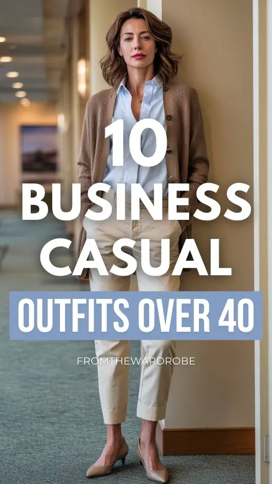 10 Business Casual Outfits for Women over 40: Workwear Staples Styled the Right Way